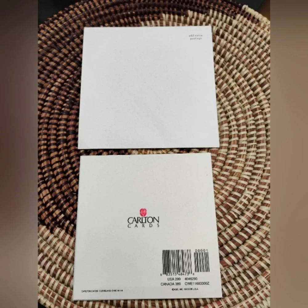 2 Greeting Cards - Wedding Celebration & Thinking of You NEW
